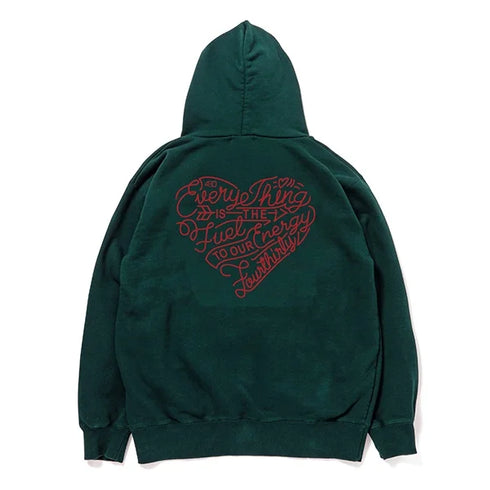 430 fourthirty/"HEARTS" P/O PARK / フォーサーティ ハート プルオーバー パーカー